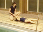 【女性向け動画】夜のプールで秘密のレッスン♡イケメンコーチ・タツにスク水姿のまま挿入され、中出しまでされちゃいました♡